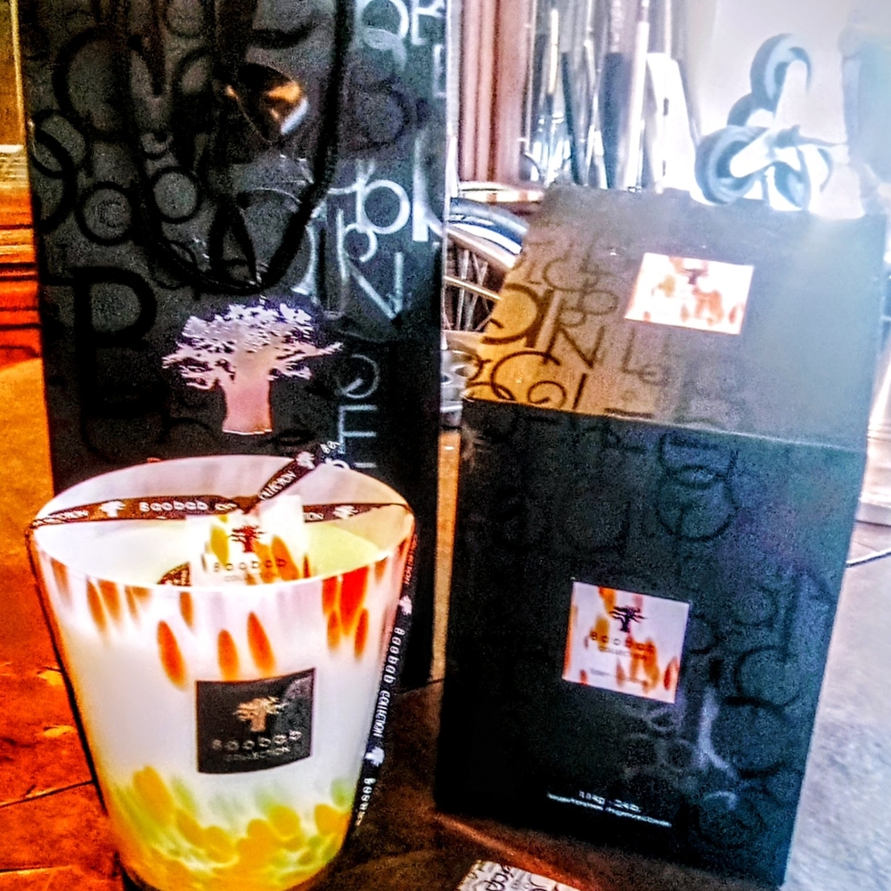 Baobab Collection Elegant White Candle